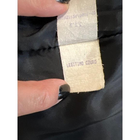 Wanessa Ftireis Black Blazer Vintage Long Soft Leather Jacket - Picture 9 of 10